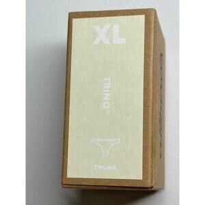 Allbirds Trino Thong Panty Gray XL NWT New Discontinued Merino Tree Blend Rare